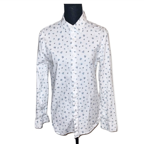 Guess slim flit floral button down - Picture 1 of 8
